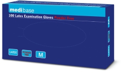 Gants latex non poudrés  medibase 164739