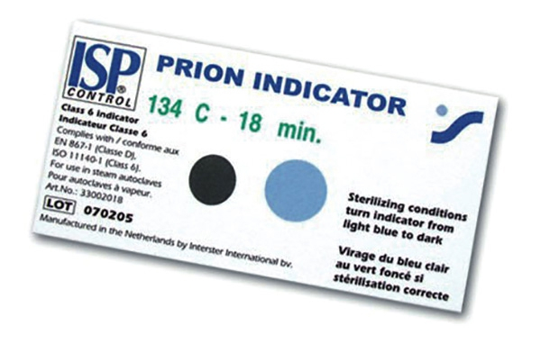 Indicateurs de stérilisation ISP Test Prion Control 165619